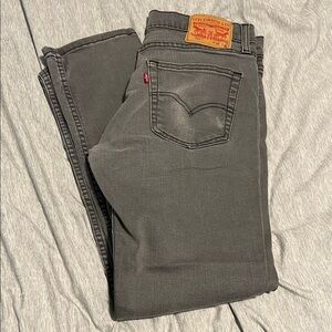 Levi's Gray Straight Jeans Classic Style